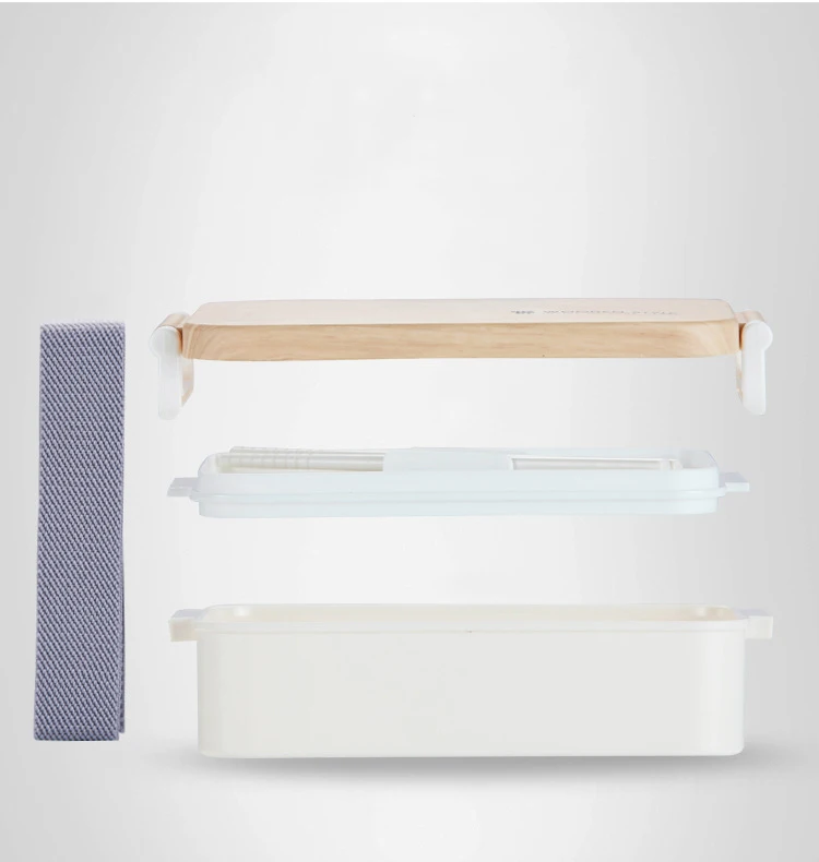 BPA Бесплатный Ланч-бокс экологичный пищевой PP Bento box Microwaveble столовая посуда контейнер для хранения еды для офиса детей