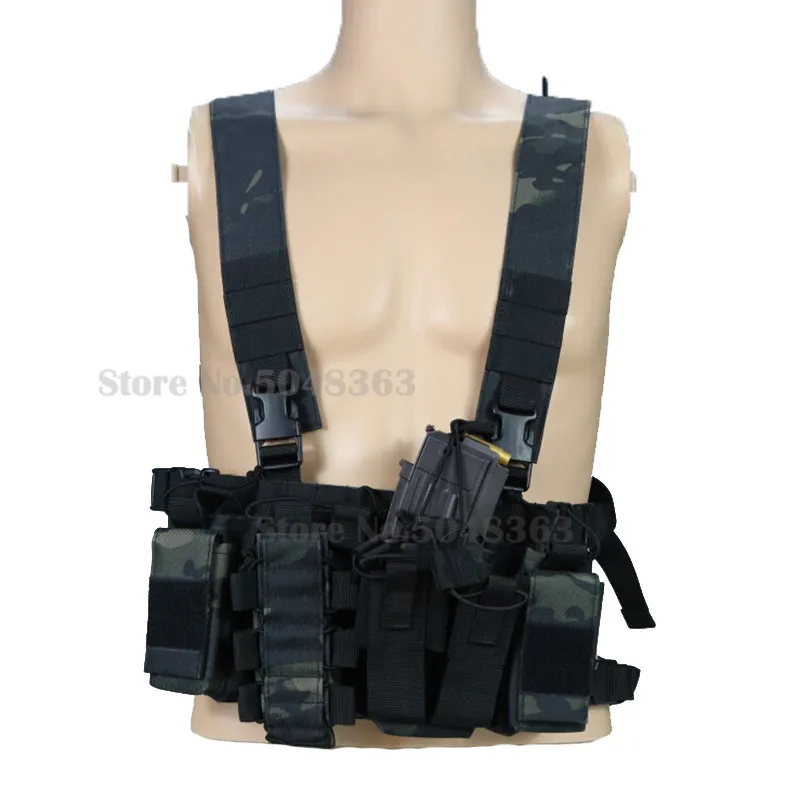 Уличный охотничий жилет тактические боеприпасы нагрудный съемный с тройной