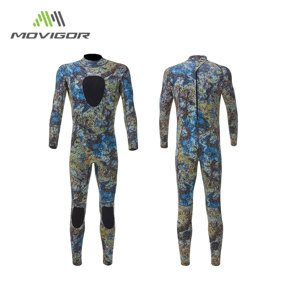 Adults 3MM Scuba Keep Warm Surfing Snorkeling Spearfishing Diving Suit One Piece Neoprene Water Sport Hunting Swimming WetSuit