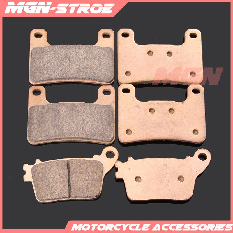 Motorcycle metal sintering brake pads For GSXR1000 K9 2009 2010 2011 09 10 11 ZX-10R ZX10R 2011 2012 2013 2014 2015 12 13 14 15