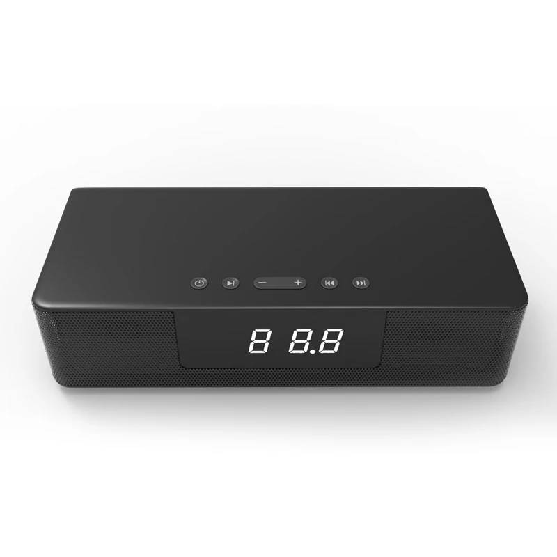 

Wireless Charger USB Fast Charging Bluetooth Speaker FM Radio with Remote Control Multifunction Alarm Clock