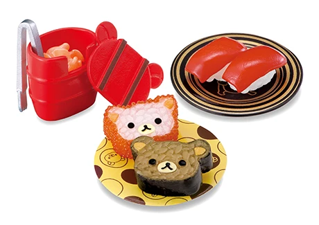Капсульная игрушка Gashapon Япония повторное оформление Rilakkumas суши-буфет
