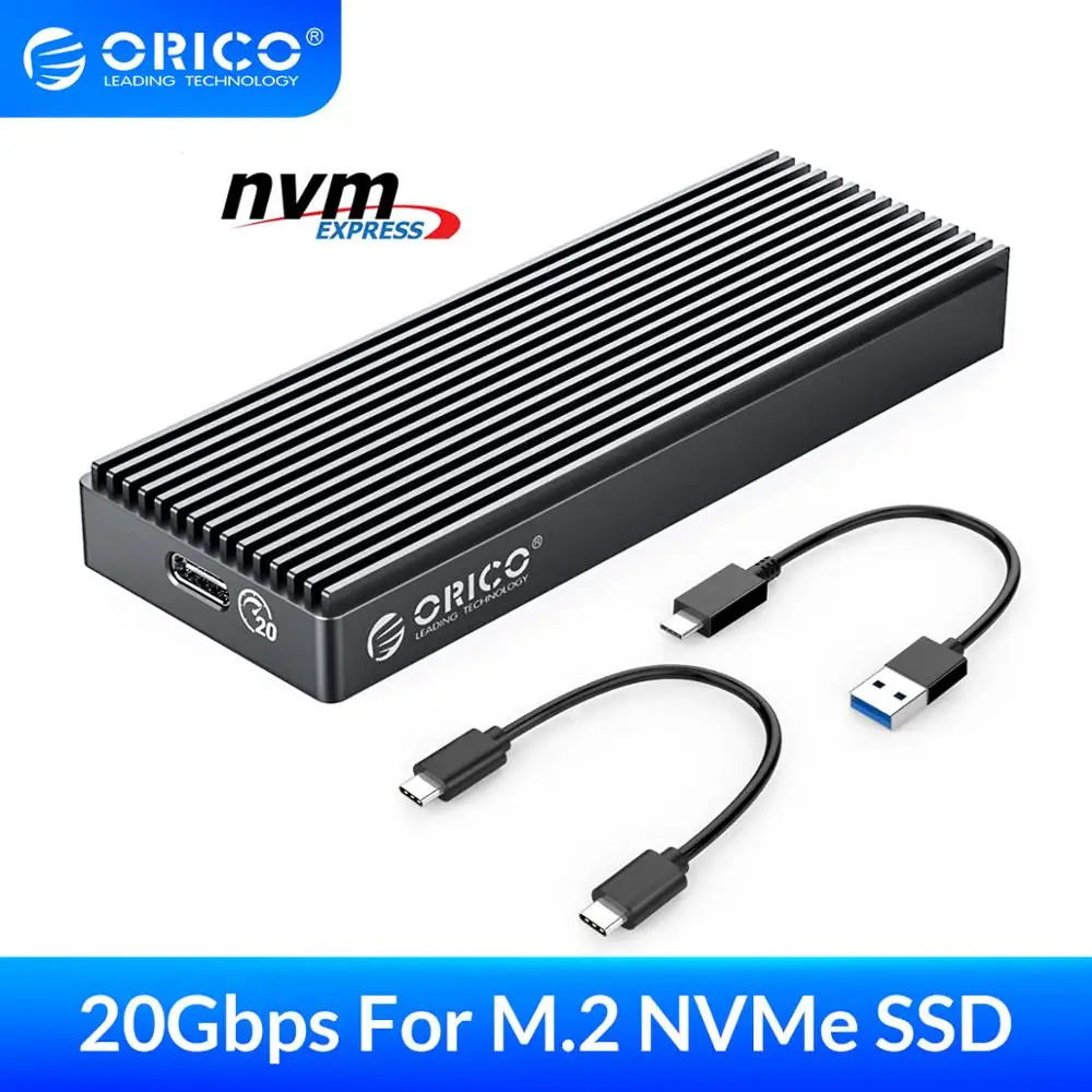 Корпус для твердотельного накопителя Orico10Gbps/5 Гбит/с M.2 NVME/SATA SSD - купить по