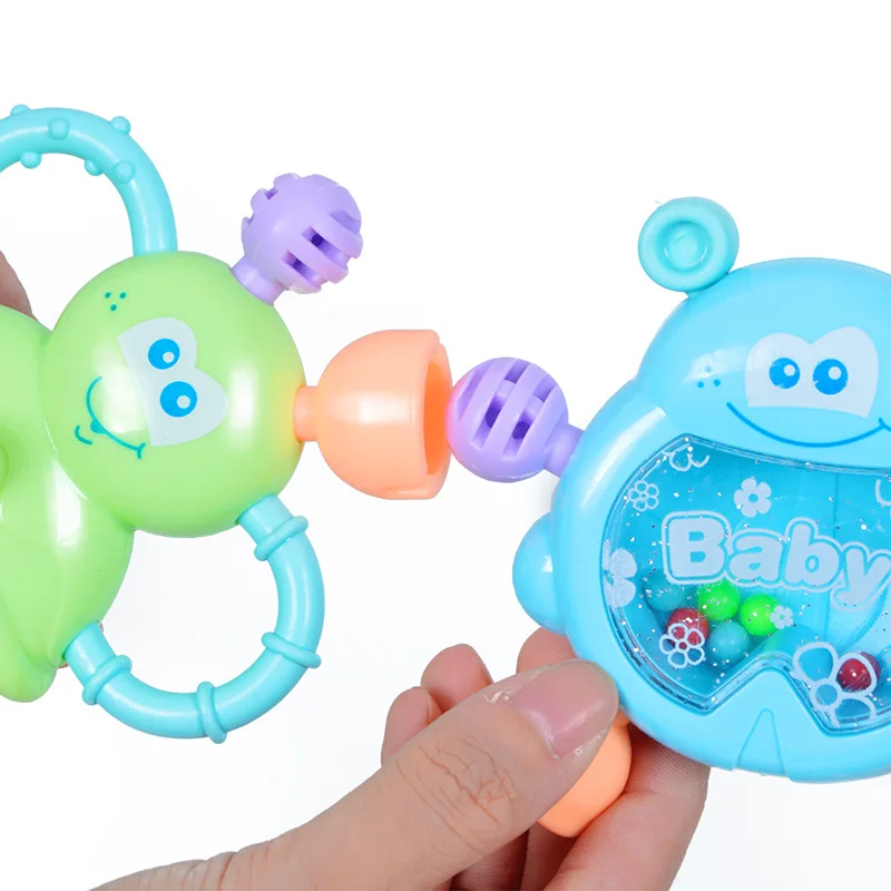 

Storage Box Baby Hand-Cranking Bell 0-1 Year Old Newborn Baby Early Education and Wisdom Teether Play 0-3-6-12 Months