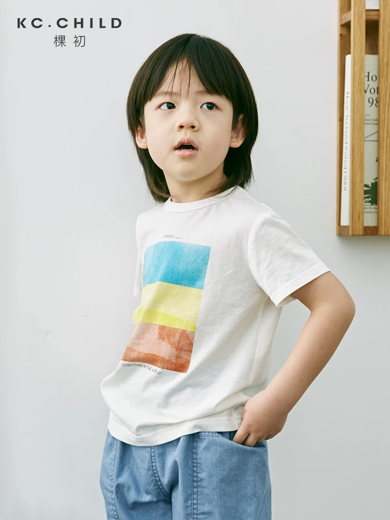 Детская футболка из натурального хлопка мягкая дышащая KC.Child 2020 | Мать и ребенок