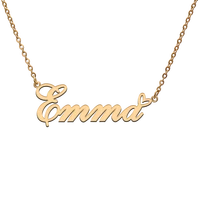 god with love heart personalized character necklace with name emma for best friend jewelry gift