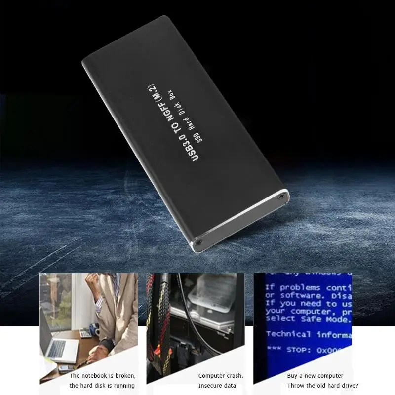 M.2 NGFF на USB3.0 жесткий диск SSD чехол для Micro B адаптер 6 ГБ/сек. корпус жесткого диска