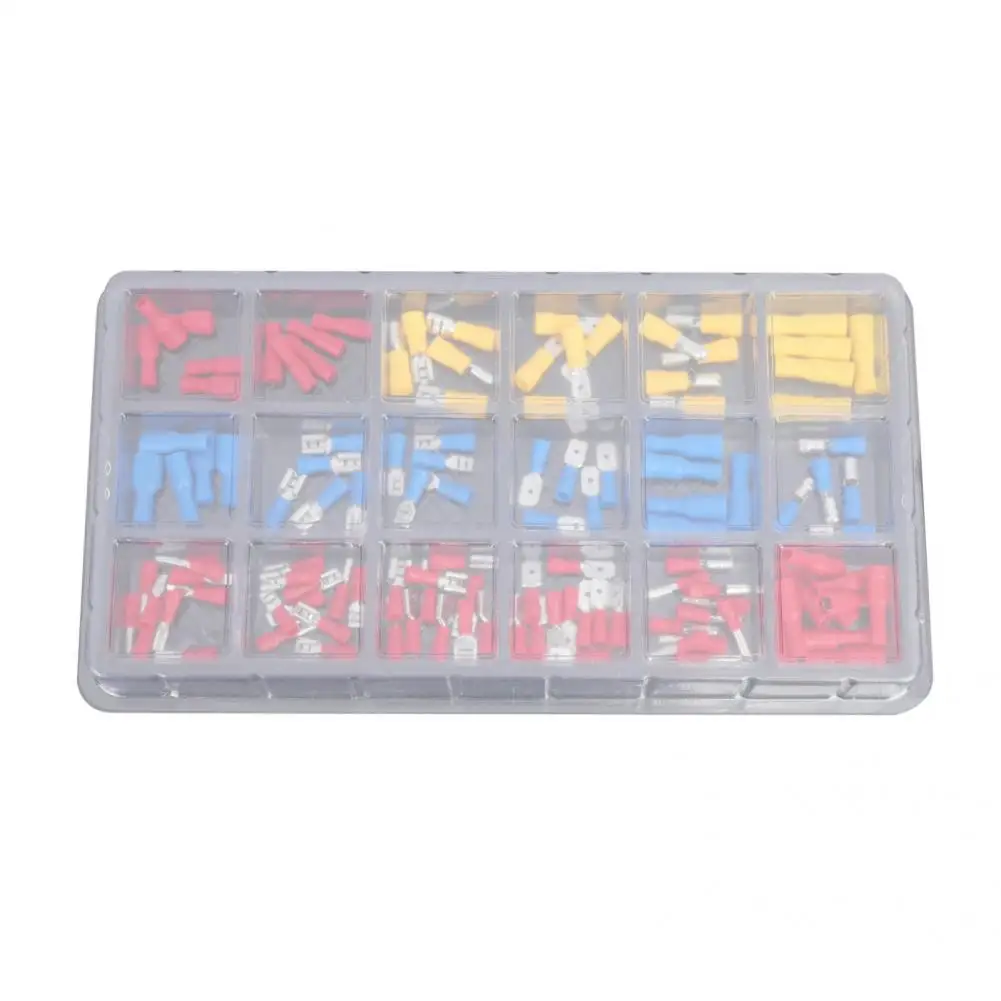 

120Pcs Wire Connectors Different Specifications Durable Good Conductivity Electric Terminals for Electrical Repair