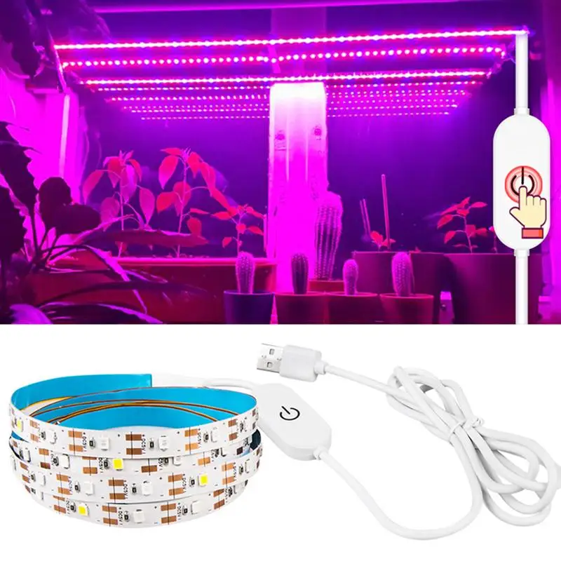 

1pcs USB LED Grow Light Strips USB Full Spectrum Growing Lights Plant Lamp Strip
