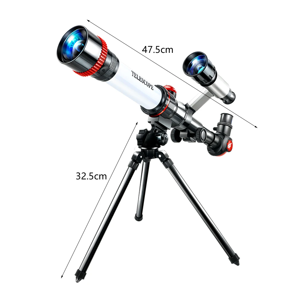 

Children Telescope Astronomical Telescope HD With Tripod Science Experiment Simulates Stargazing Monocular For Outdoor Camping
