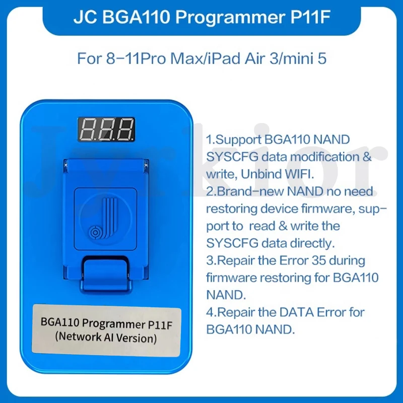 Программатор JC P11F 3 в 1 программатор PCIE для iPhone 8 /8 Plus /X/ XR/Xs Max 11/11 Pro NAND SYSCFG ремонт