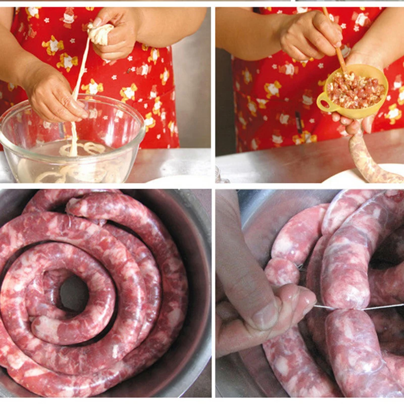 

50mm Edible Sausage Packaging Pork Intestine For Sausage Tube Casing For Sausage Hot Dog Hamburger Sausage Tools