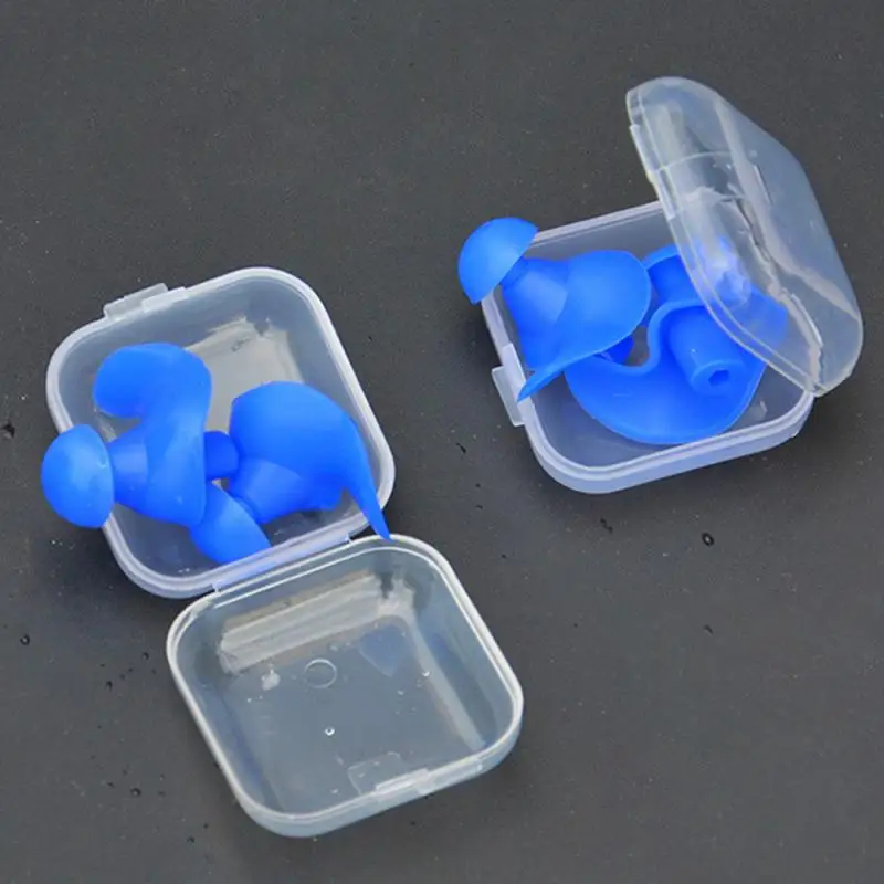 

2pcs Soft Silicone Ear Plugs Environmental Waterproof Dust Proof Sports Swimming Ear Plugs Water Diving Accessories Dropshipping