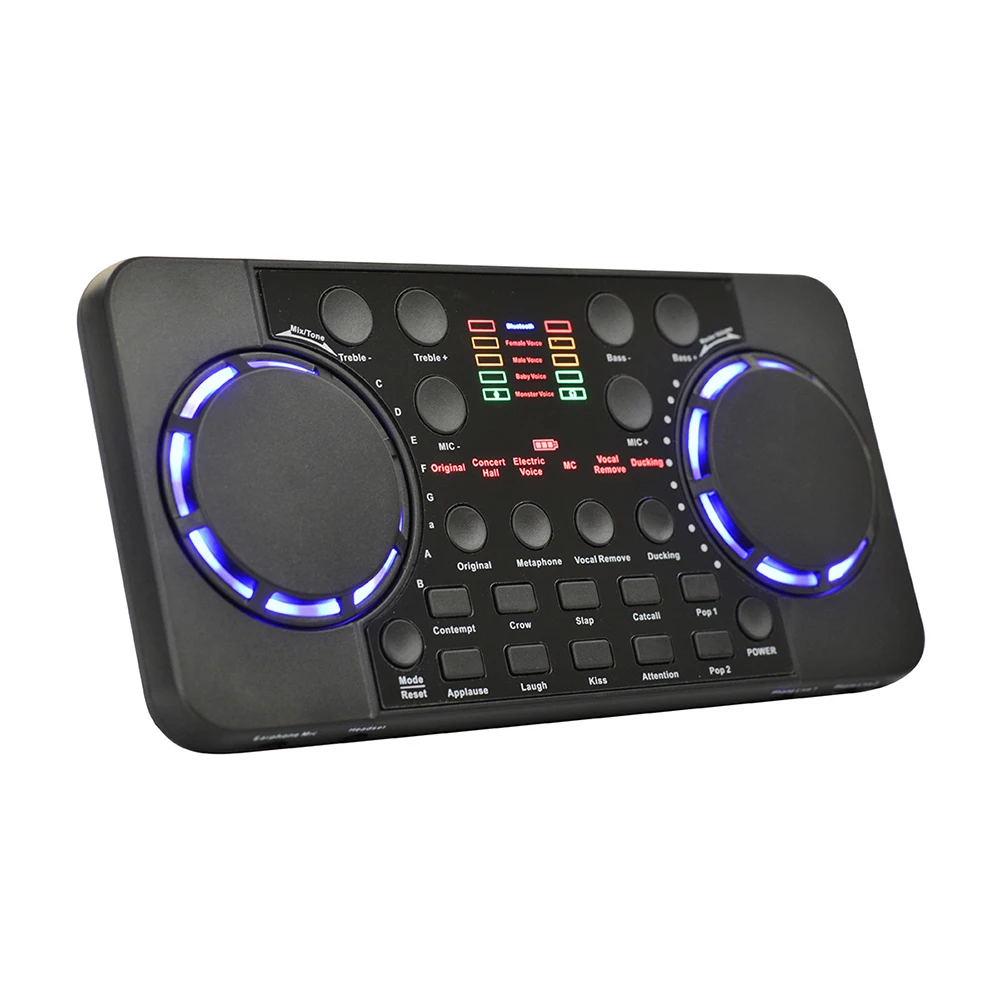 

Внешняя звуковая карта V300 PRO Mini для сотового телефона, USB микрофон в реальном времени, Поддержка Mac/Win/Android/IOS