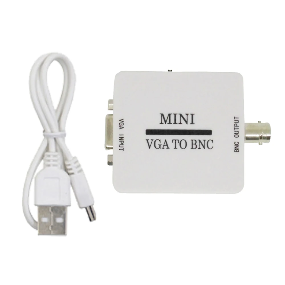 VGA to BNC Video Converter Mini HD Convertor Box Composite Adapter Conversor Digital Switcher For HDTV Monitor |