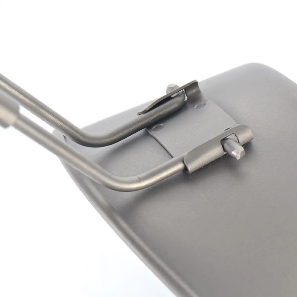 Ультралегкая титановая чаша уличная Складная ручка посуда для кемпинга складные