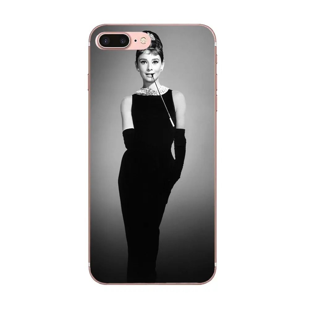 Чехлы TPU для мобильных телефонов Samsung Galaxy Note 5 8 9 S3 S4 S5 S6 S7 S8 S9 S10 5G mini Edge Plus Lite Audrey Hepburn Breakfast on.