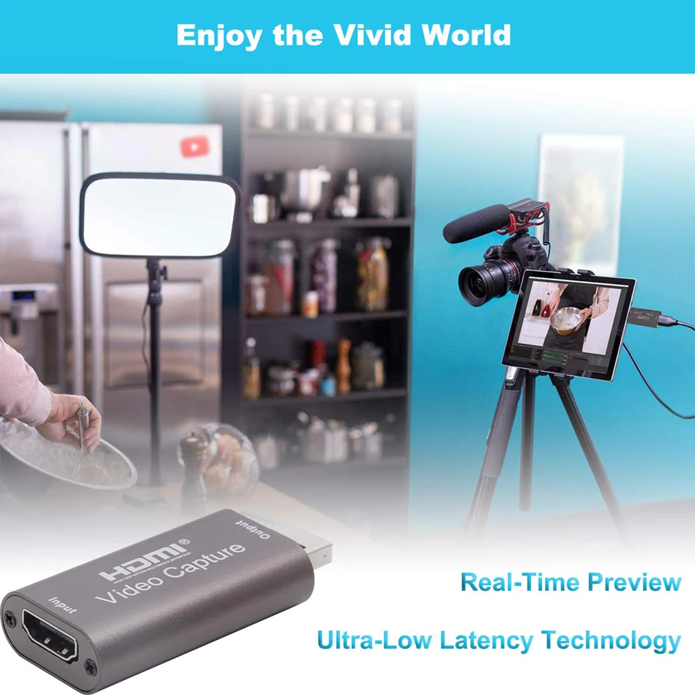 Карта захвата аудио-и видеосъемки USB 4K 1080P HDMI к 3 0 запись DSLR видеокамере