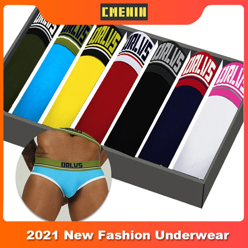 Нижнее белье мужское 7 шт./лот 2021 Брендовое пикантное нижнее мужские трусы джоки