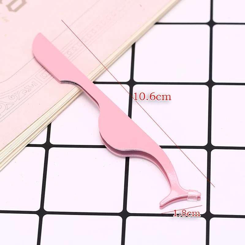 Пинцет для ресниц из нержавеющей стали 1 шт. пинцет накладных аппликатор