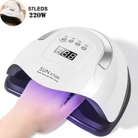 professional nail lamp gel lacquer dryer machine uv curing light pedicure manicure lamps sun x7max led nail lamp