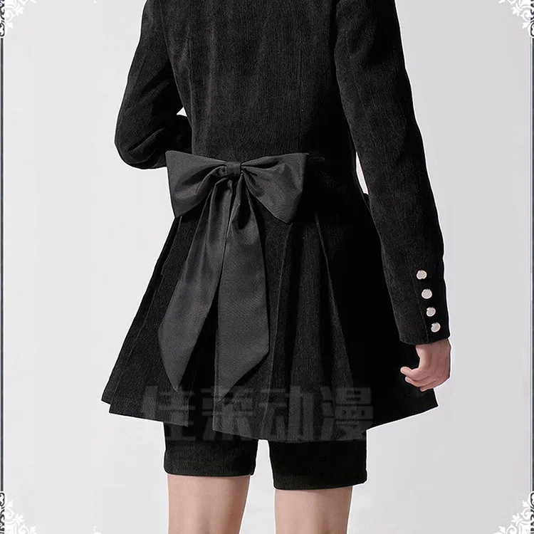 Костюм для косплея с изображением черного Батлера на Хэллоуин Себастьян костюм