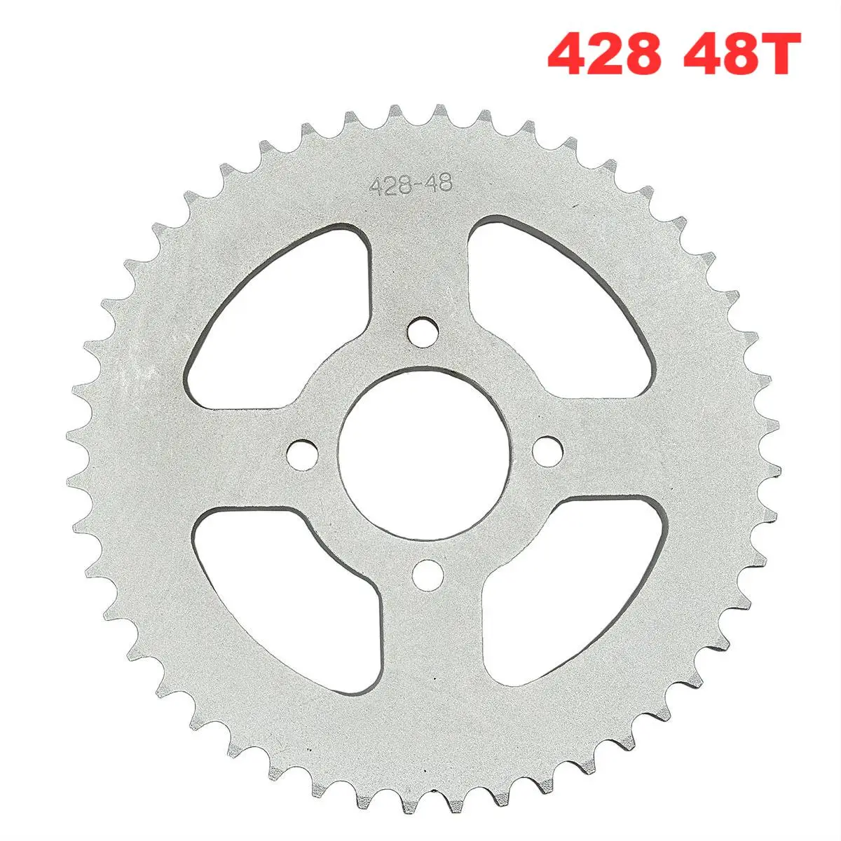 

428 48T Tooth 48mm 58mm Rear Chain Sprocket fit ATV Quad Pit Dirt Bike Buggy Go Kart Motorcycle