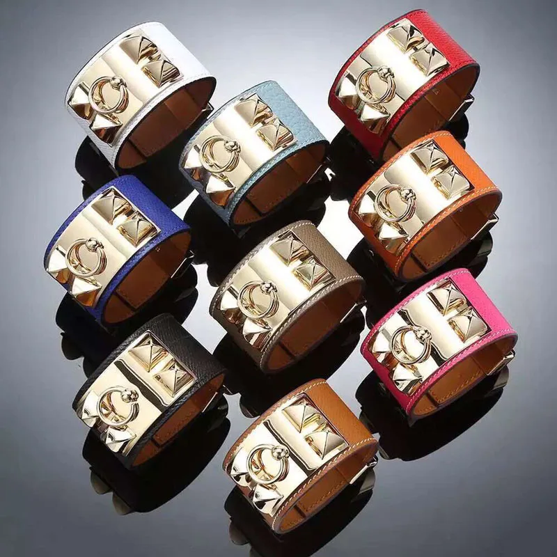 

2021 fashion jewelry genuine leather bracelet for women the best gift free shipping