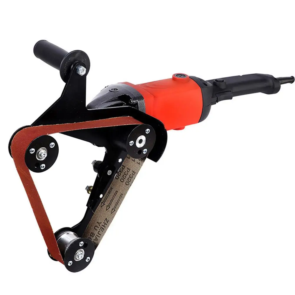 

Belt Sander Attachment Aluminum Alloy Angle Grinder Adapter Electric Sander Machine Professional Angle Grinder Bracket Accessory