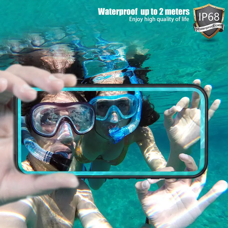 Водонепроницаемый пыленепроницаемый чехол для телефона Huawei Mate30 Pro P30 IP68 дайвинга