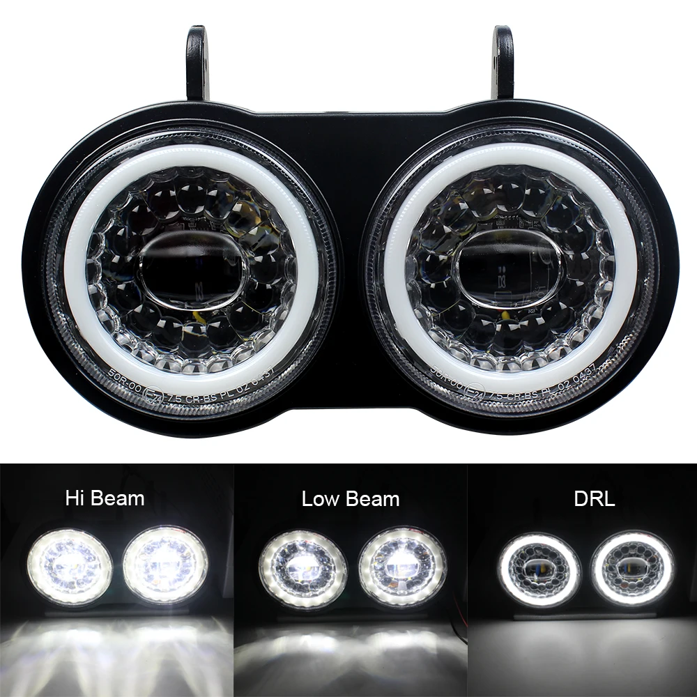 Для Buell XB Модель 2003-2010 Мотоцикл Двойной Свет Светодиодный Фара Привет Ближнего