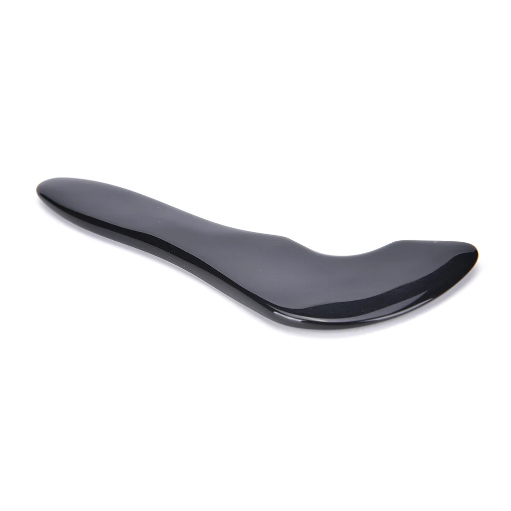 

Relief Facial Guasha Massager Health Care Tool Magic Guasha Skin Care Tool Traditional Natural Black Obsidian Massage Stone Pain
