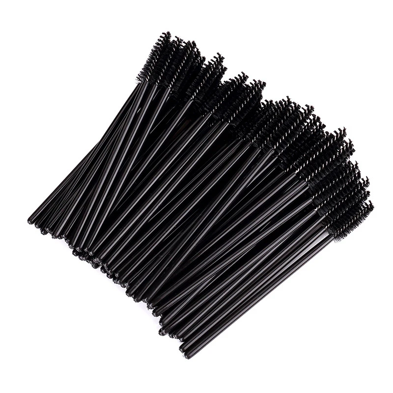 50 шт./упак. наращивания ресниц одноразовые щетки бровей тушь палочка аппликатор