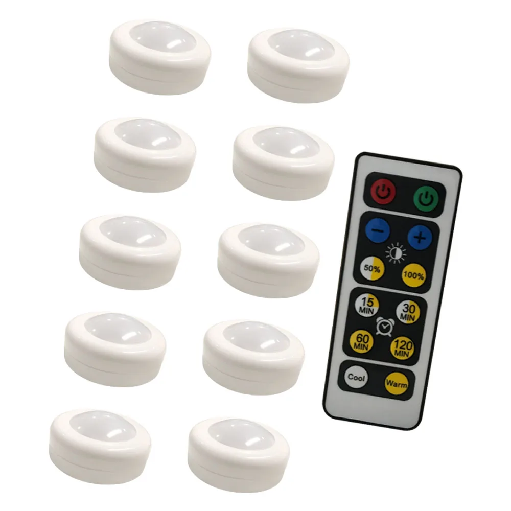 Приглушаемый светодиодный сенсорный светильник для шкафа беспроводной Точечный