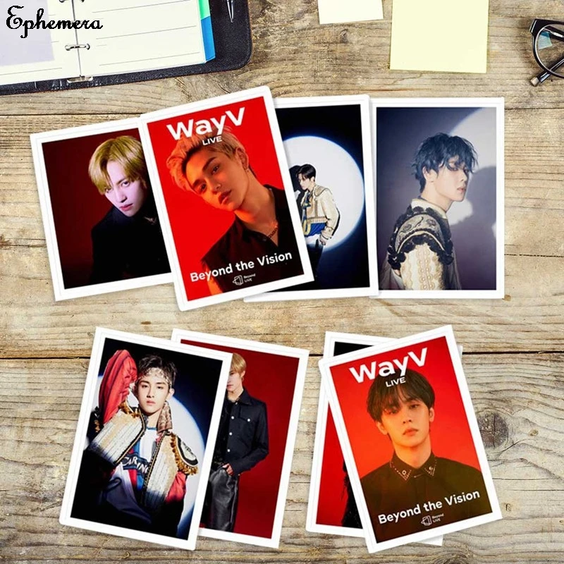 

40PCS/Set High Quality Kpop NCT WAYV Photo Cards Winwin Lucas Ten HD Photocard LOMO Cards For Fans Gift