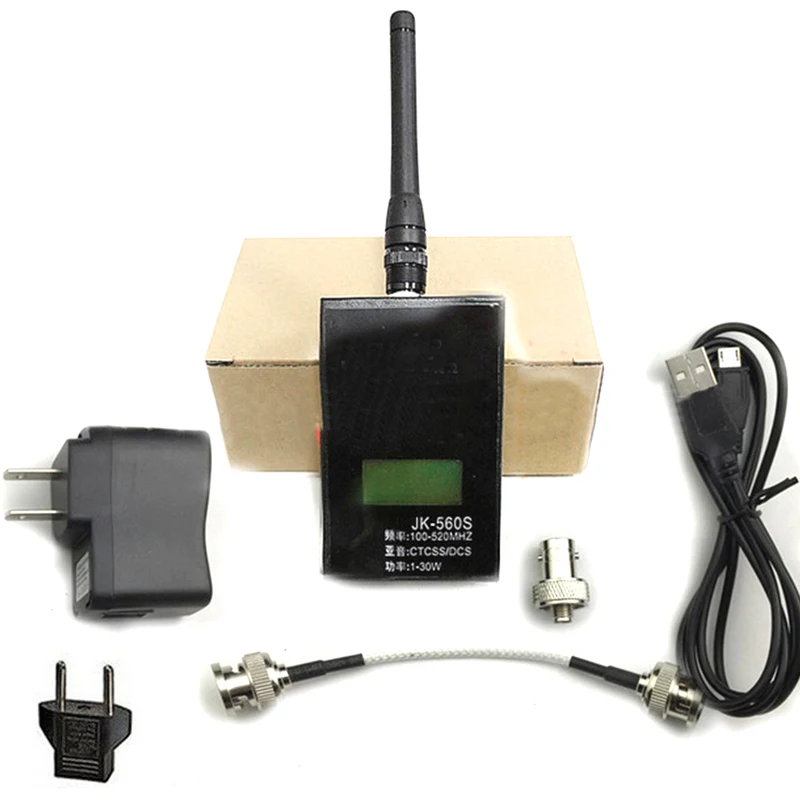 

Banggood JK560S Walkie Talkie Frequency Counter Decoder for Baofeng Portable Radio 1-30w 100-520mHz CTCSS/DCS Antenna Sma-Female