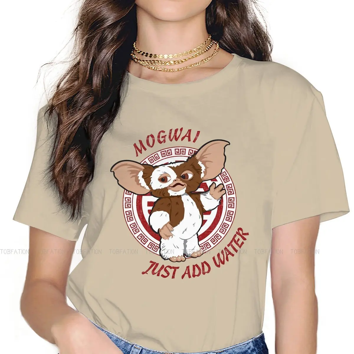 Gremlins Thriller Fantasy Movie 100% Cotton TShirts GIZMO Essential Girl T Shirt 5XL Tops