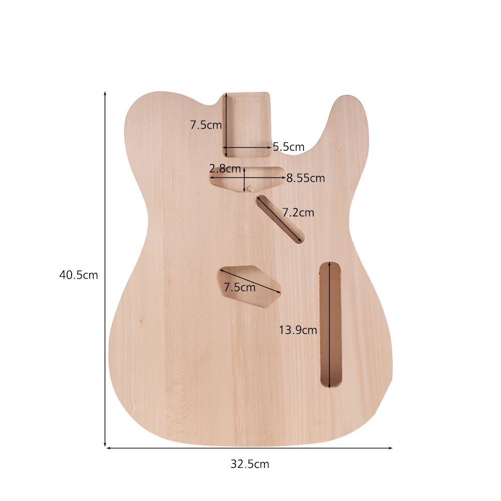 Muslady TL 01T DIY Электрогитары тело липа Материал незавершенный гитарный органов