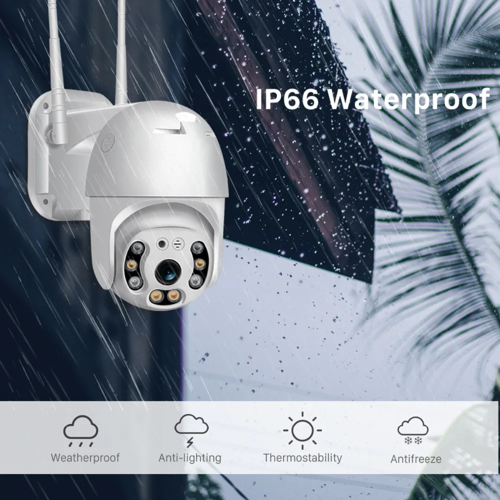IP-камера для систем видеонаблюдения 1080p Wi-Fi PTZ | Безопасность и защита