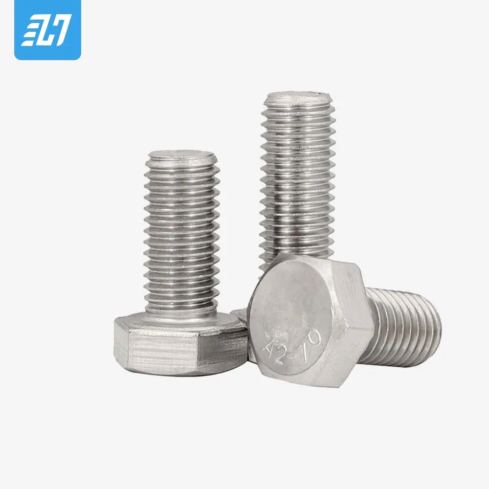 

2pcs 3/8 1/2 5/16 3/4 1/4 7/16 Hex Bolt Metric Thread External OutsideHexagon Head Cap Screw Bolt