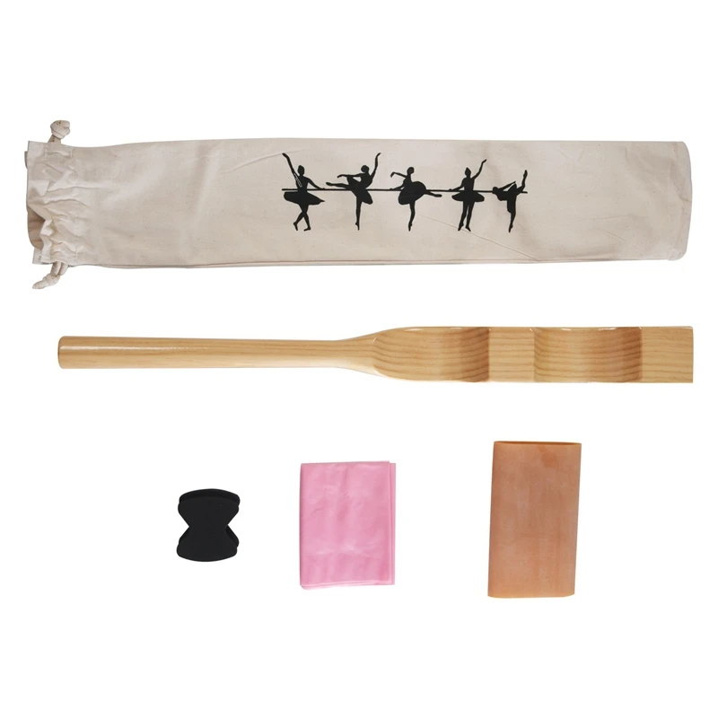 Деревянное приспособление для растяжки ног с тяговым ремнем танцовщиц