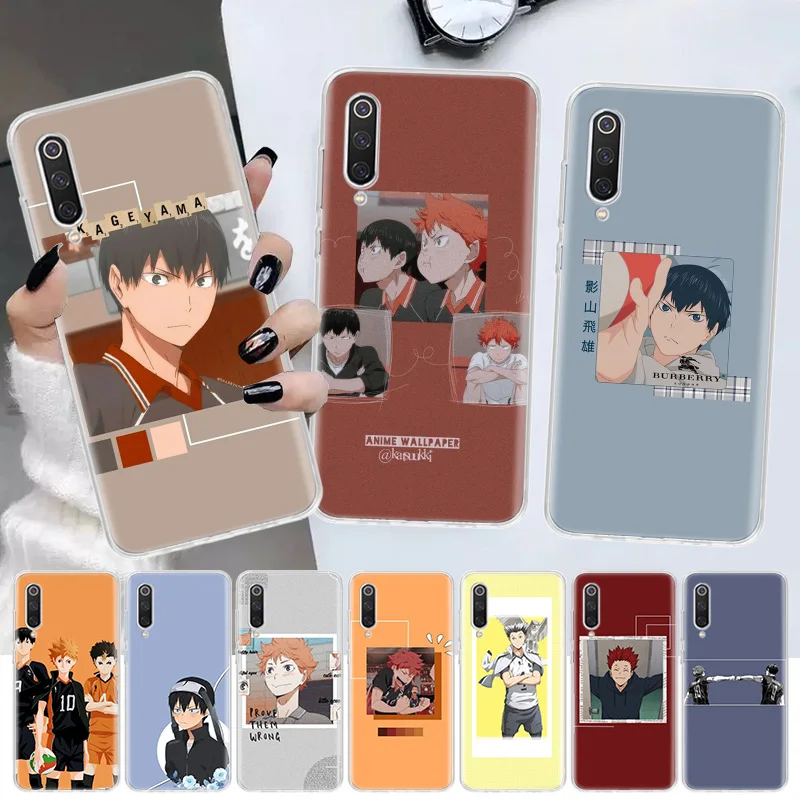 Чехол для телефона с рисунком волейбола Haikyuu Xiaomi Redmi Note 10 11 10S 11S 11T 9S 8T 9T 9A 9C 9 Pro 8 8A 7 7A