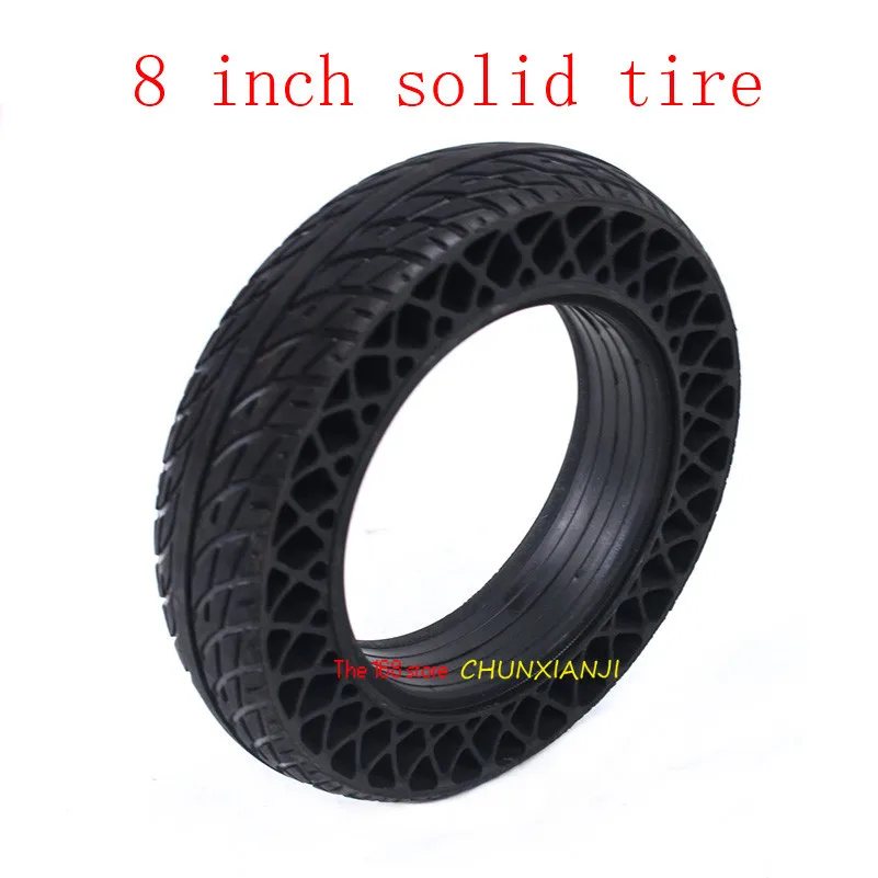 8 дюймовые твердые шины непневматические утолщенные и износостойкие