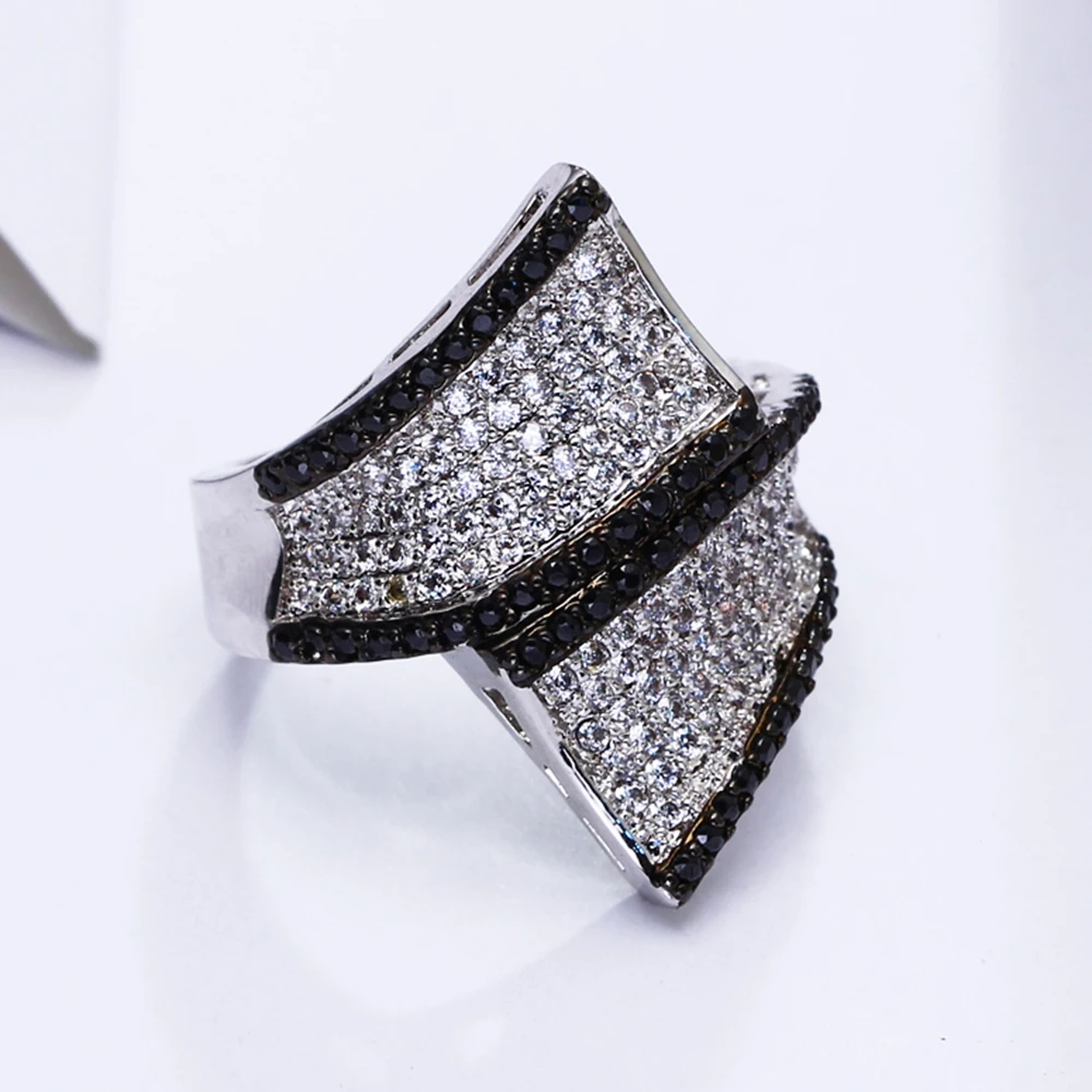 Модное черное кольцо Модная бижутерия femme marque de Lux aneis feminino ювелирные кольца для женщин