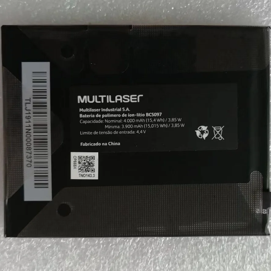 

Оригинальный MULTILASER BCS097 BCBATTERY 4000 мАч