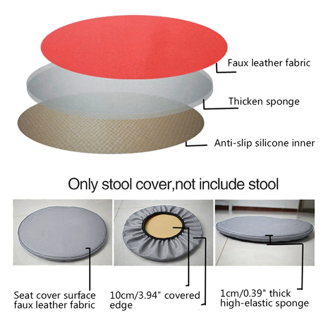 2020 круглый чехол для стула бара и салона простой эластичный протектор
