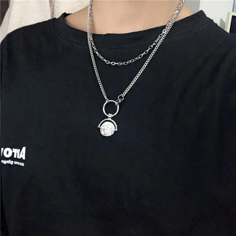 Модное геометрическое ожерелье до ключицы Шейная цепочка хипстерское для