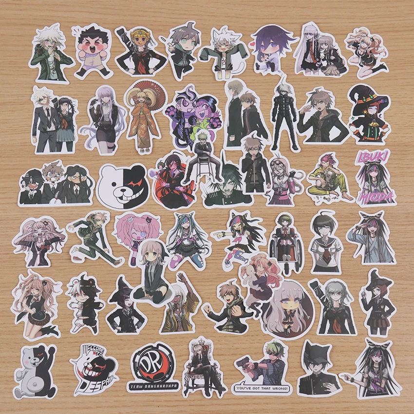 50 шт./упак. Danganronpa Водонепроницаемая наклейка для игры сделай сам сноуборда