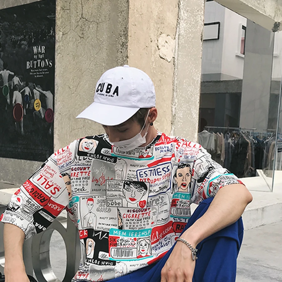 

Fashion 2021 T Shirt Men Cotton Summer Funny Solid Mens T Shirts Tee Shirt Streetwear Tops Fathers Day Oversized Anime Shirt New