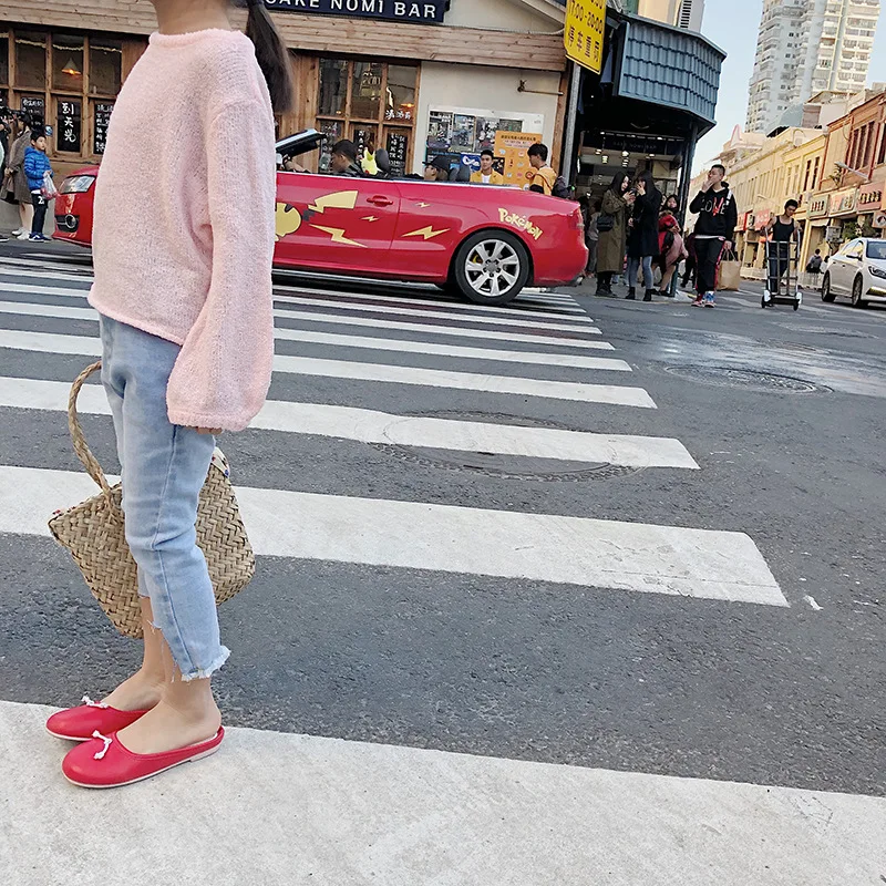 Весенне-летние модные джинсовые штаны для маленьких девочек повседневные